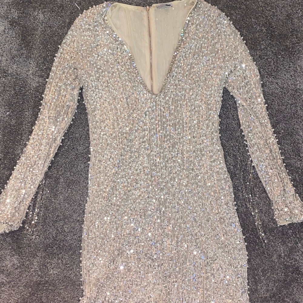 For Tonight’s Special Pearl Mini Dress